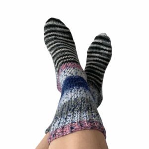 Calcetines Mix Negro Rosa